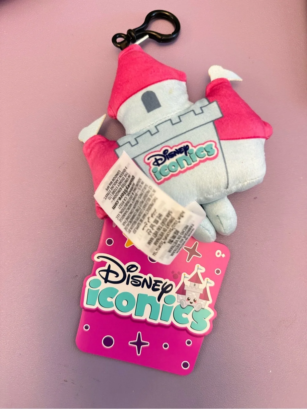 Disney Iconics Castle Plush Key Clip
